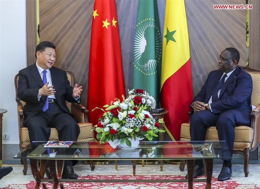 SENEGAL-CHINA-XI JINPING-MACKY SALL-TALKS 