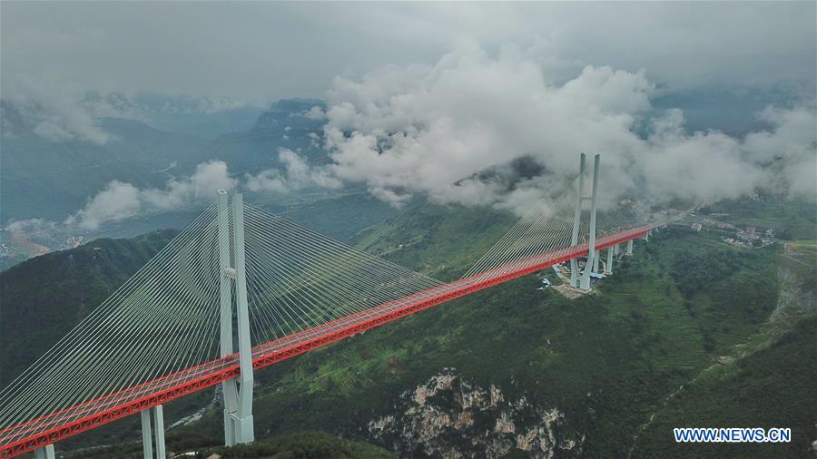 CHINA-GUIZHOU-BEIPANJIANG BRIDGE-AERIAL VIEW (CN)