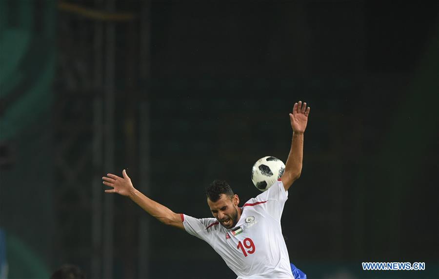 (SP)INDONESIA-BEKASI-ASIAN GAMES-MEN'S FOOTBALL-CHINESE TAIPEI VS PALESTINE