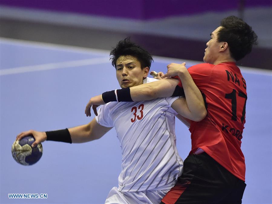 (SP)INDONESIA-JAKARTA-ASIAN GAMES-HANDBALL-JAPAN VS SOUTH KOREA