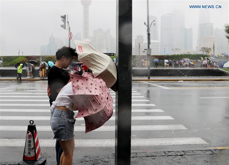 CHINA-SHANGHAI-TYPHOON RUMBIA (CN)