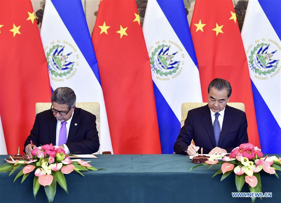 CHINA-BEIJING-REPUBLIC OF EL SALVADOR-DIPLOMATIC RELATIONS (CN)