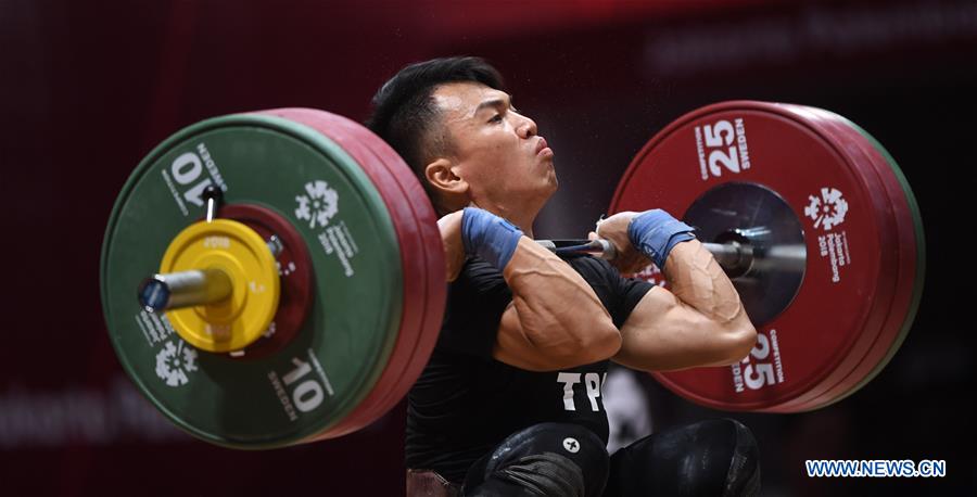 (SP)INDONESIA-JAKARTA-ASIAN GAMES-WEIGHTLIFTING