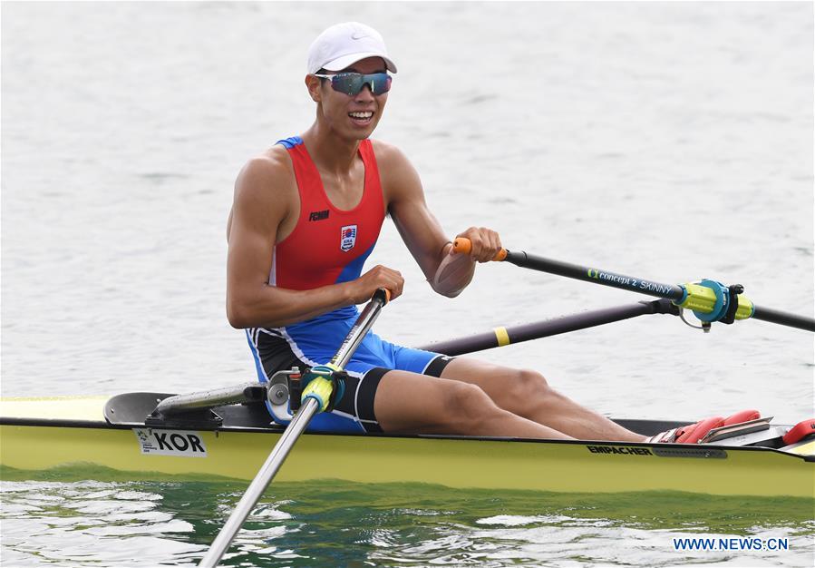 (SP)INDONESIA-PALEMBANG-ASIAN GAMES-ROWING-MEN'S LIGHTWEIGHT SINGLE SCULLS