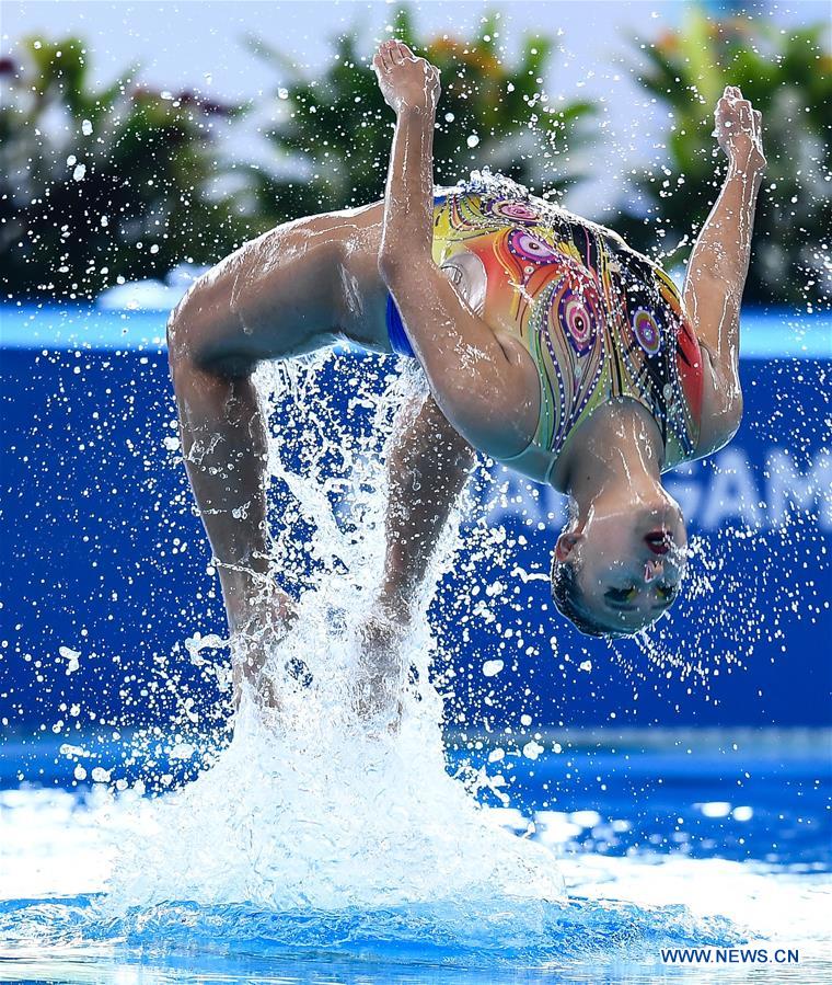 (SP)INDONESIA-JAKARTA-ASIAN GAMES-ARTISTIC SWIMMING