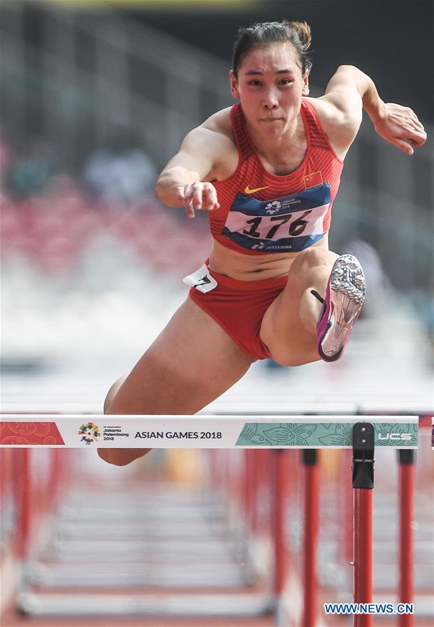 (SP)INDONESIA-JAKARTA-ASIAN GAMES-ATHLETICS-WOMEN'S HEPTATHLON