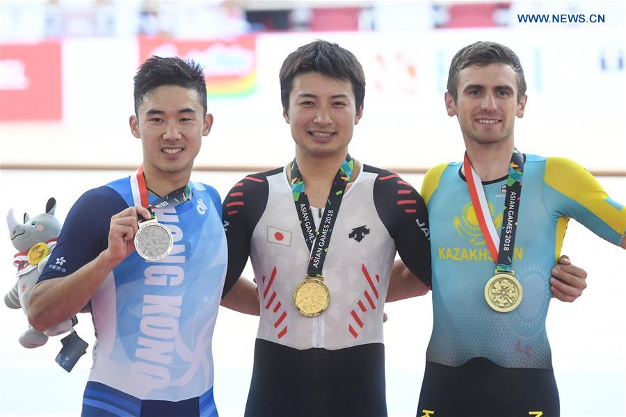 (SP)INDONESIA-JAKARTA-ASIAN GAMES-CYCLING TRACK-MEN'S OMNIUM