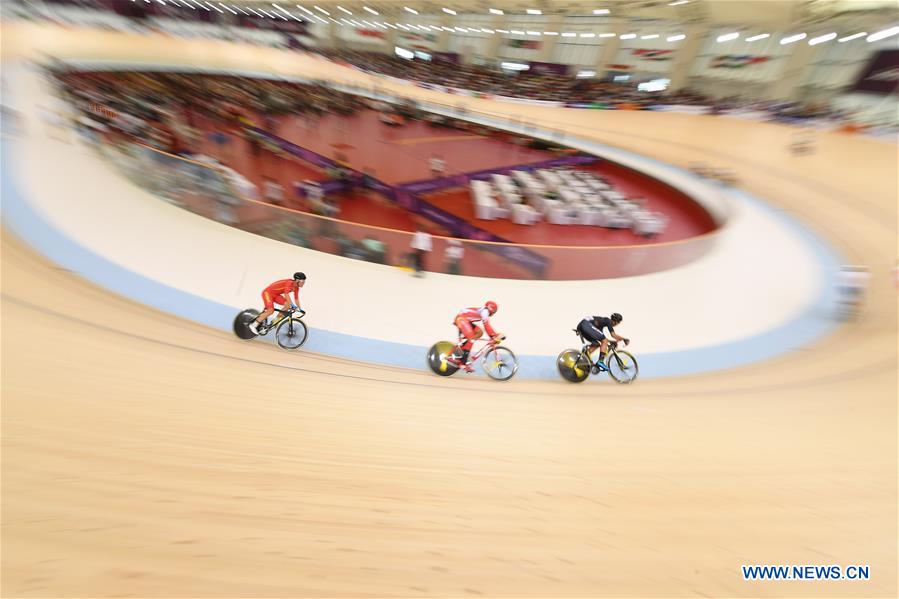 (SP)INDONESIA-JAKARTA-ASIAN GAMES-TRACK CYCLING-MEN'S MADISON