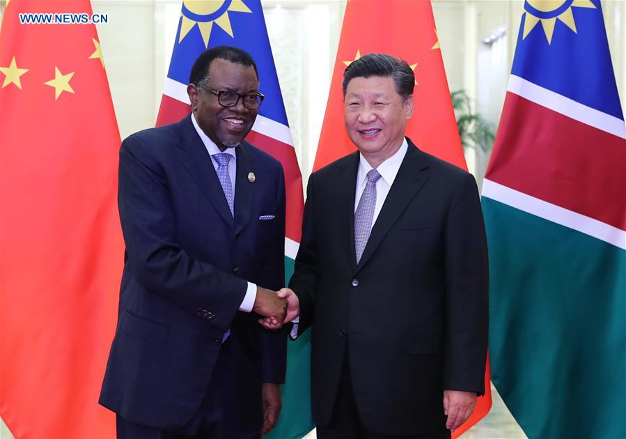 CHINA-BEIJING-XI JINPING-NAMIBIA-PRESIDENT-MEETING (CN)