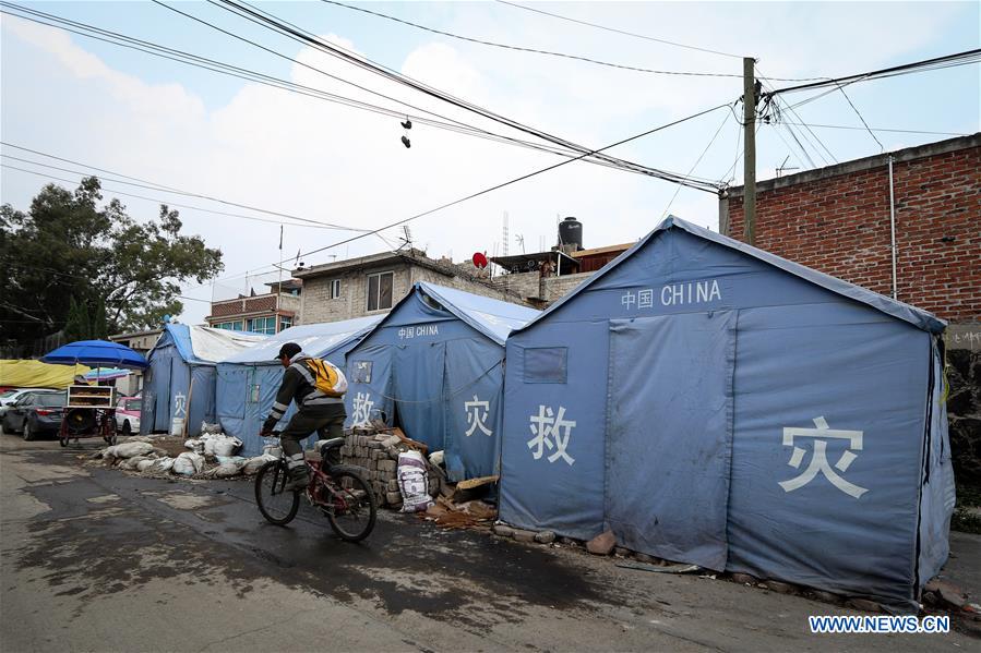 MEXICO-MEXICO CITY-CHINA-COMMEMORATION-EARTHQUAKE