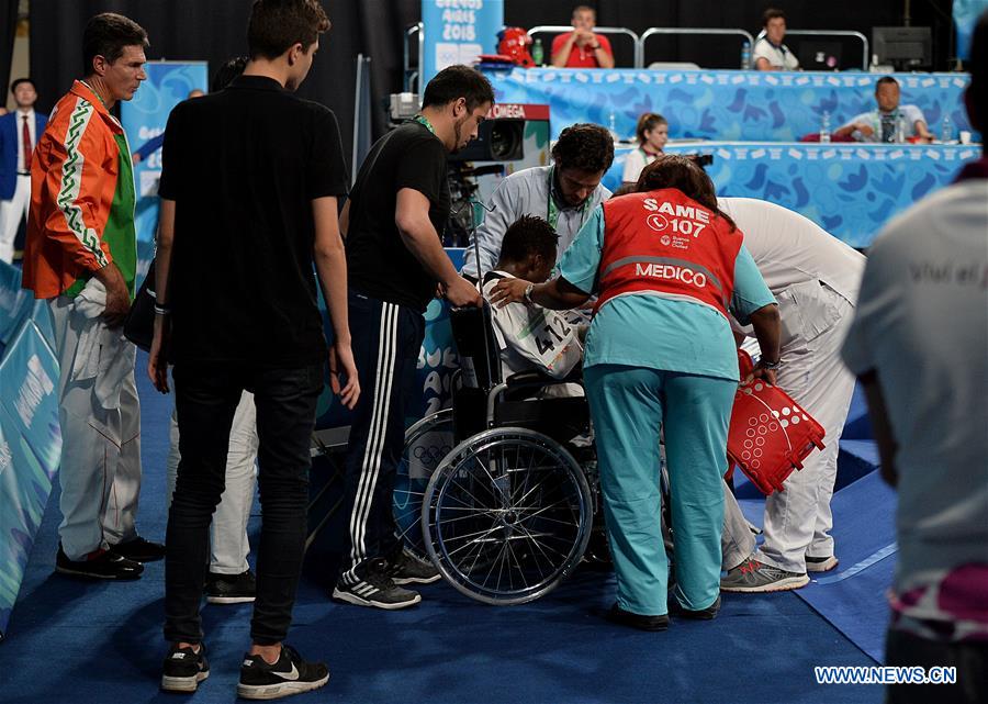 (SP)ARGENTINA-BUENOS AIRES-SUMMER YOUTH OLYMPIC GAMES-TAEKWONDO-MEN'S 55KG