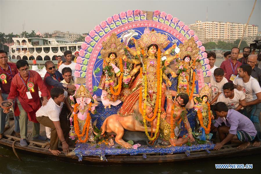 BANGLADESH-DHAKA-HINDU FESTIVAL-DURGA PUJA