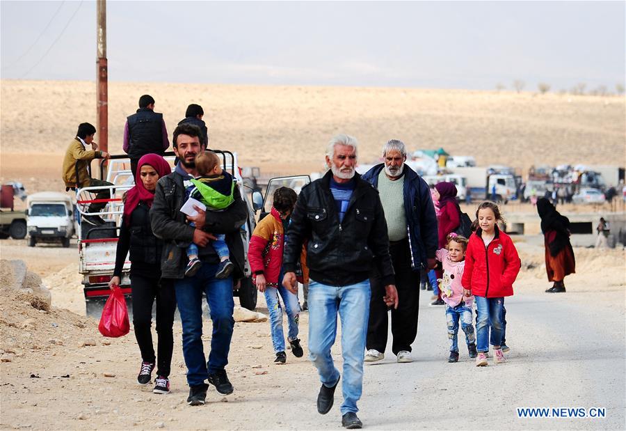 SYRIA-DAMASCUS-REFUGEES-RETURN