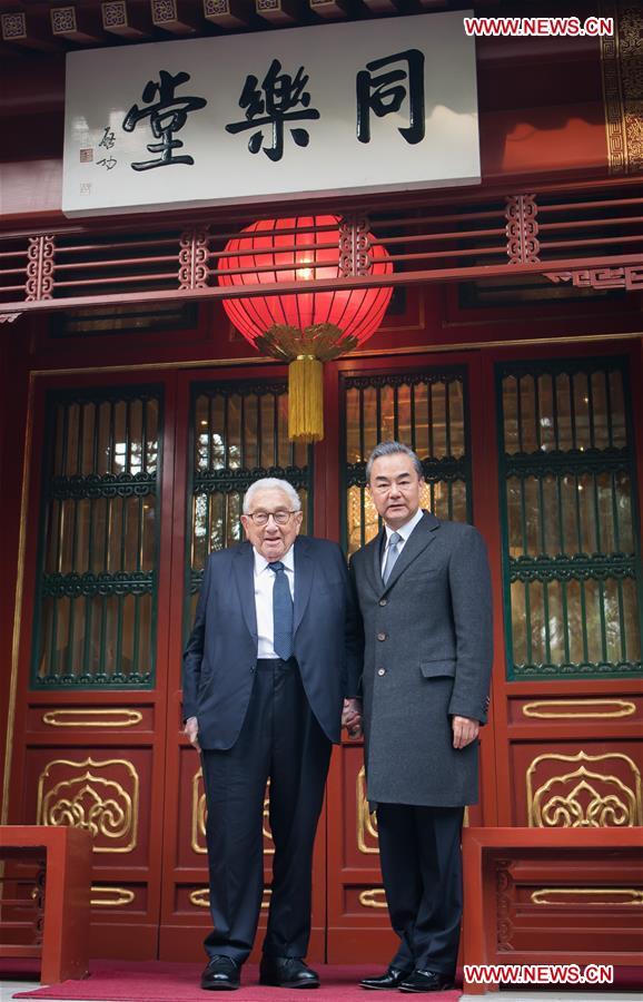 CHINA-BEIJING-WANG YI-KISSINGER-MEETING (CN)