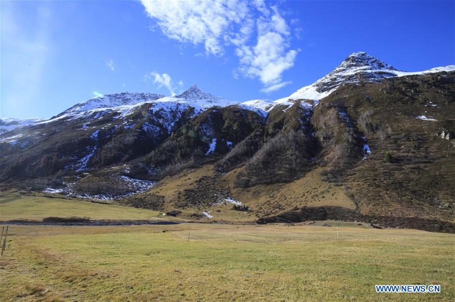 SWITZERLAND-DAVOS-AUTUMN-SCENERY