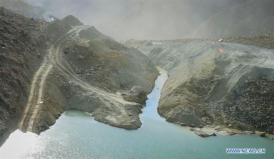 CHINA-TIBET-JINSHA RIVER-BARRIER LAKE-RELIEF (CN)