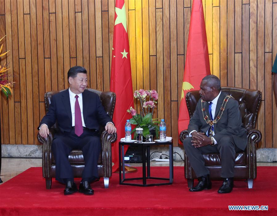 PAPUA NEW GUINEA-CHINA-XI JINPING-GOVERNOR-GENERAL-MEETING