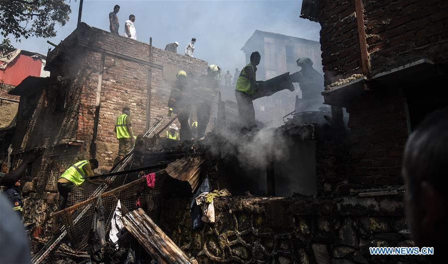 INDIA-MUMBAI-FIRE-SLUM