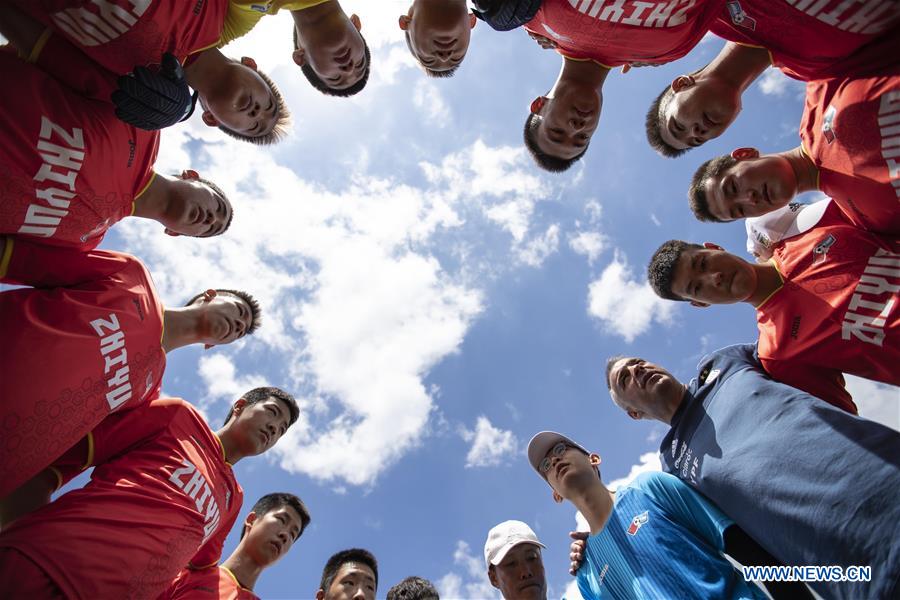 ARGENTINA-BUENOS AIRES-CHINESE FOOTBALL PLAYERS-TEENAGERS-TRAINING