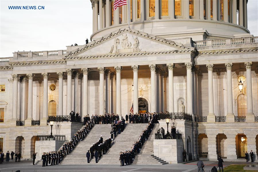 U.S.-WASHINGTON D.C.-GEORGE H.W. BUSH-LYING IN STATE