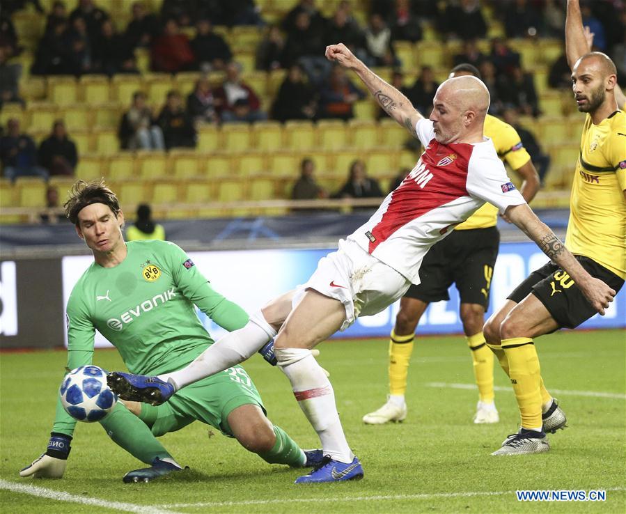 (SP)MONACO-FONTVIEILLE-FOOTBALL-UEFA CHAMPIONS LEAGUE-MONACO VS DORTMUND