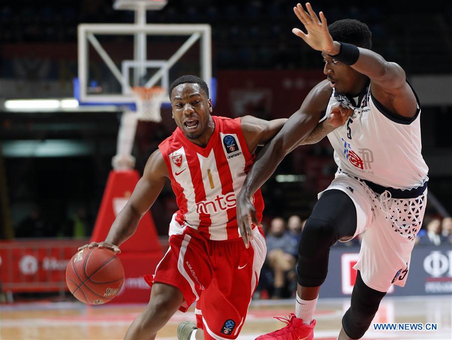 (SP)SERBIA-BELGRADE-BASKETBALL-EUROCUP-CRVENA ZVEZDA VS BRESCIA