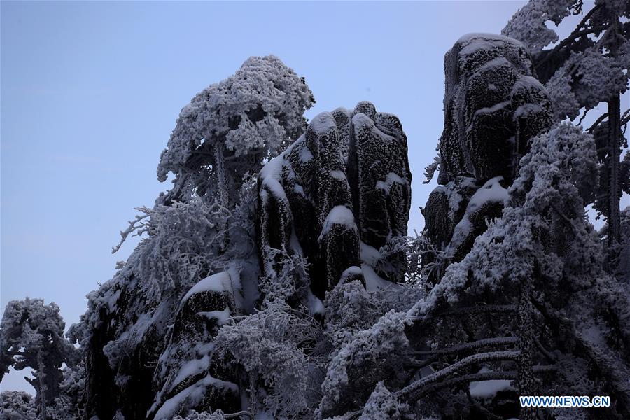 #CHINA-ANHUI-HUANGSHAN MOUNTAIN-SNOW-SCENERY (CN)