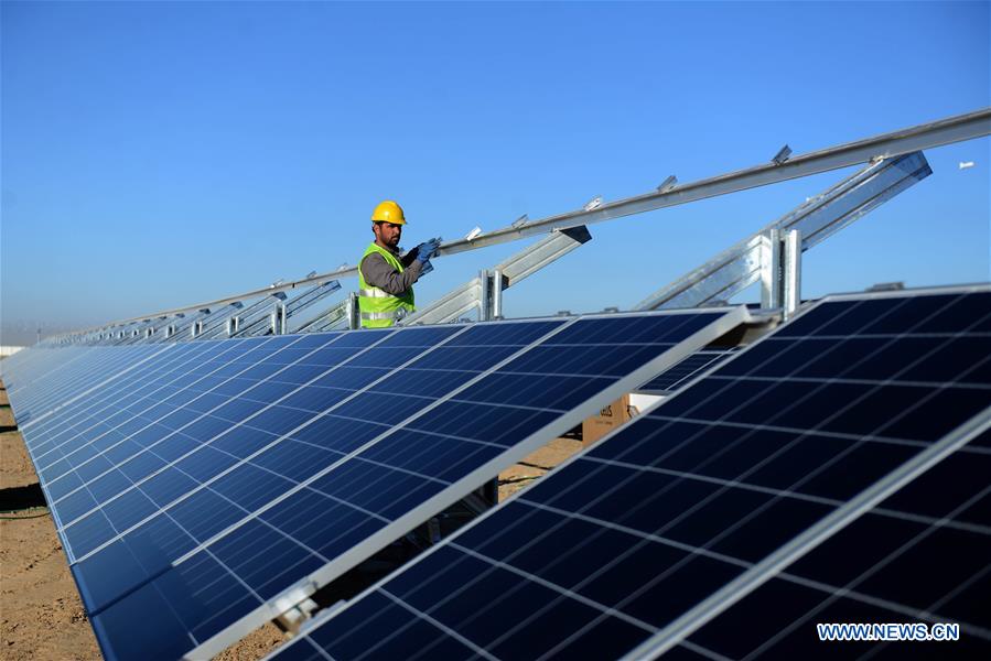 AFGHANISTAN-KANDAHAR-SOLAR POWER PLANT-CONSTRUCTION