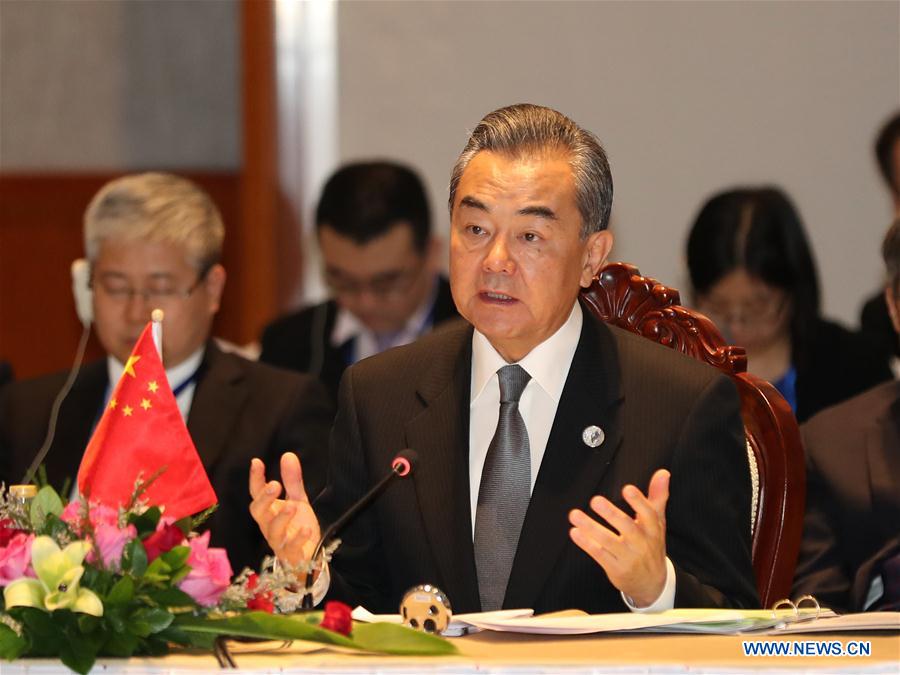 LAOS-CHINA-WANG YI-MEKONG-LANCANG-COOPERATION  