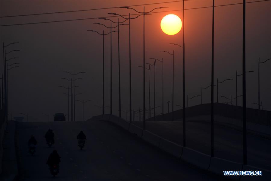 PAKISTAN-PESHAWAR-LAST SUNSET OF 2018