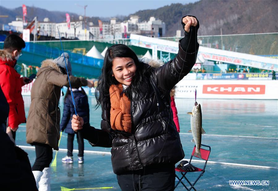 SOUTH KOREA-HWACHEON-SANCHEONEO ICE FESTIVAL