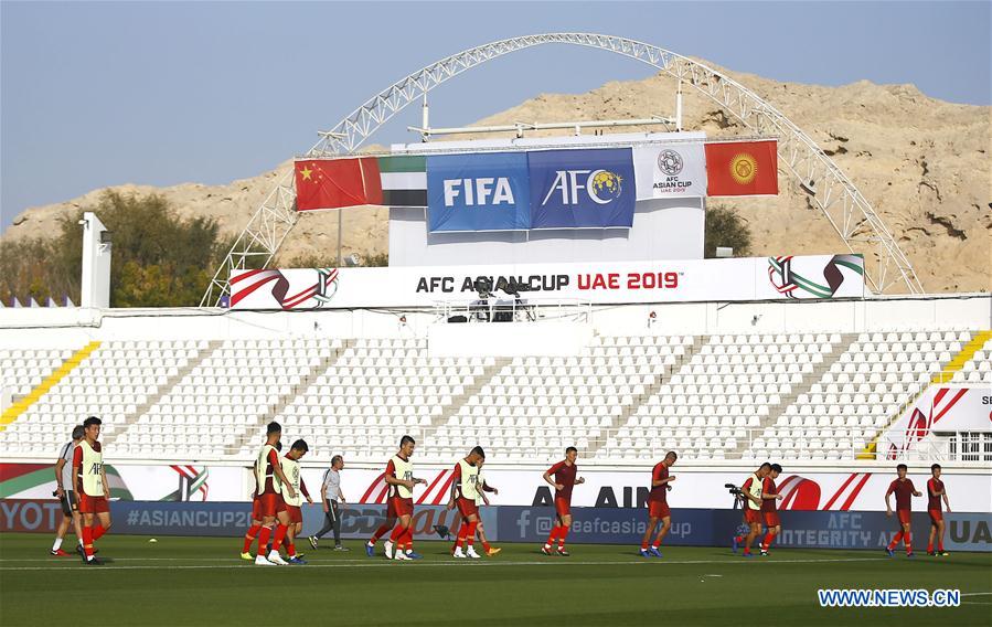 (SP)UAE-AL AIN-SOCCER-AFC ASIAN CUP 2019-CHN-TRAINING SESSION