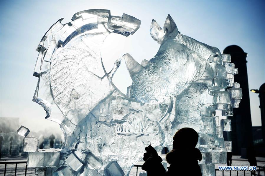 CHINA-HARBIN-ICE SCULPTURE (CN)