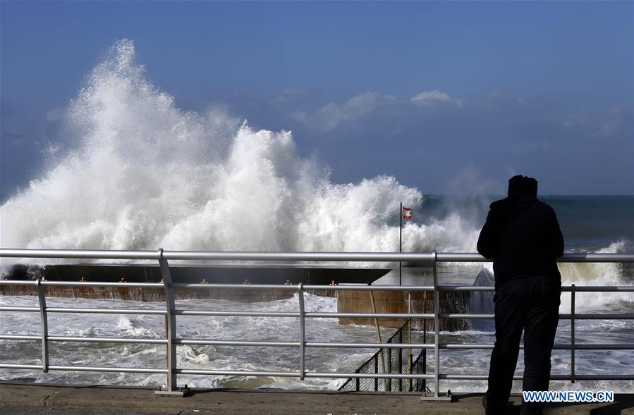 LEBANON-BEIRUT-SEVERE STORM