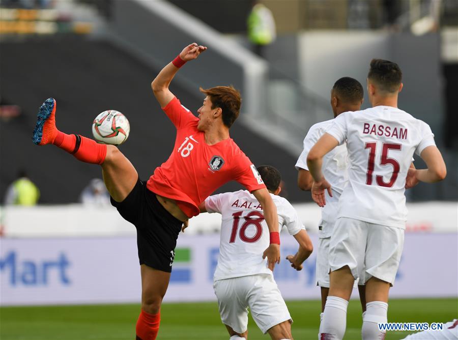 (SP)UAE-ABU DHABI-SOCCER-AFC ASIAN CUP 2019-QUARTERFINAL-KOR VS QAT