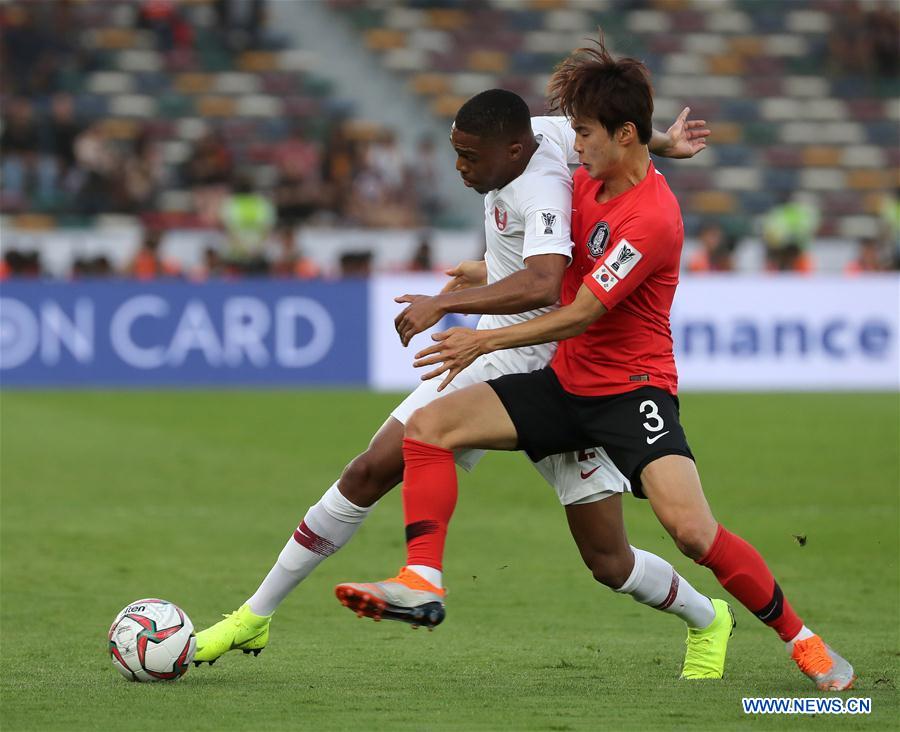 (SP)UAE-ABU DHABI-SOCCER-AFC ASIAN CUP 2019-QUARTERFINAL-KOR VS QAT