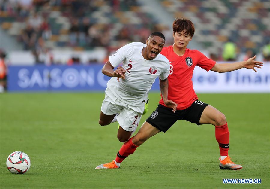 (SP)UAE-ABU DHABI-SOCCER-AFC ASIAN CUP 2019-QUARTERFINAL-KOR VS QAT