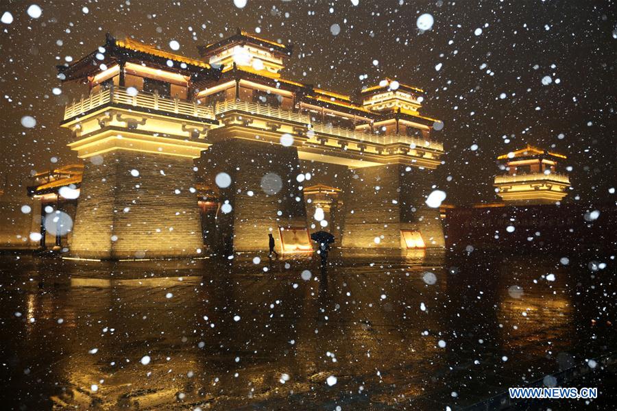 #CHINA-SHANDONG-LINYI-SPRING FESTIVAL-SNOW (CN)