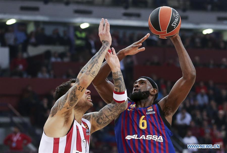 (SP)GREECE-ATHENS-BASKETBALL-EUROLEAGUE-OLYMPIACOS-BARCELONA LASSA