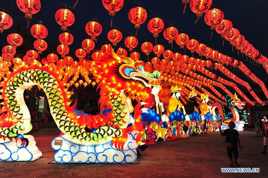 THAILAND-BANGKOK-LANTERN SHOW-SPRING FESTIVAL