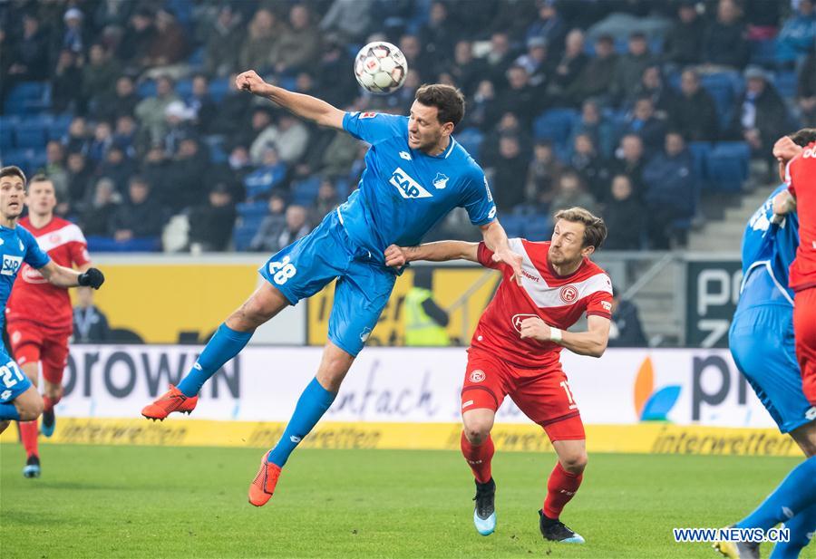 (SP)GERMANY-SINSHEIM-SOCCER-BUNDESLIGA-HOFFENHEIM VS DUESSELDORF