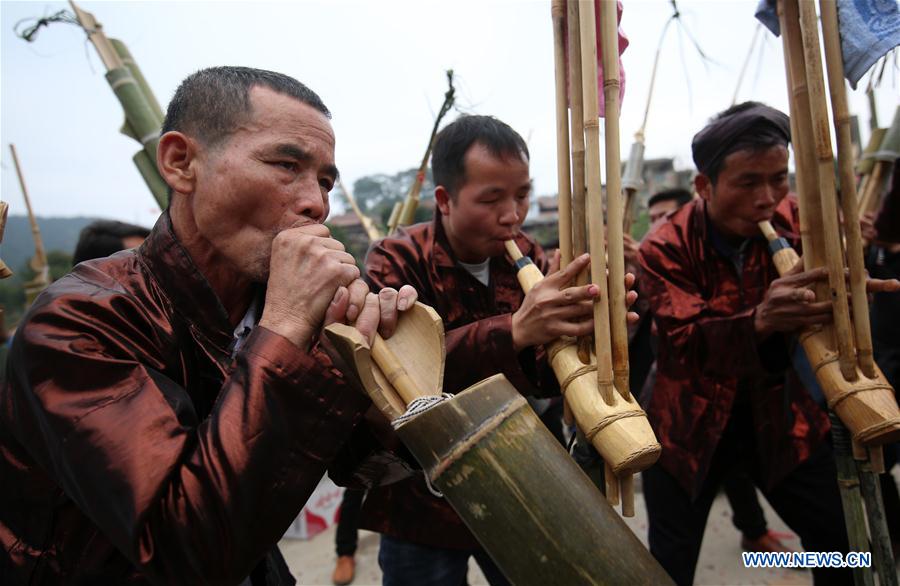 #CHINA-GUANGXI-LUSHENG PLAYING CONTEST-CELEBRATIONS (CN)