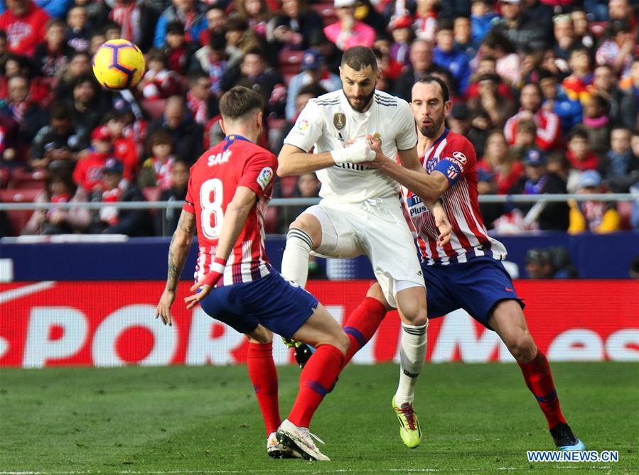 (SP)SPAIN-MADRID-SOCCER-ATLETICO MADRID VS REAL MADRID