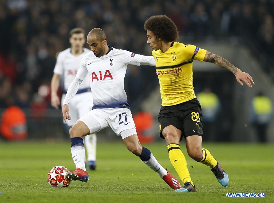 (SP) BRITAIN-LONDON-FOOTBALL-UEFA CHAMPIONS LEAGUE-TOTTENHAM VS DORTMUND