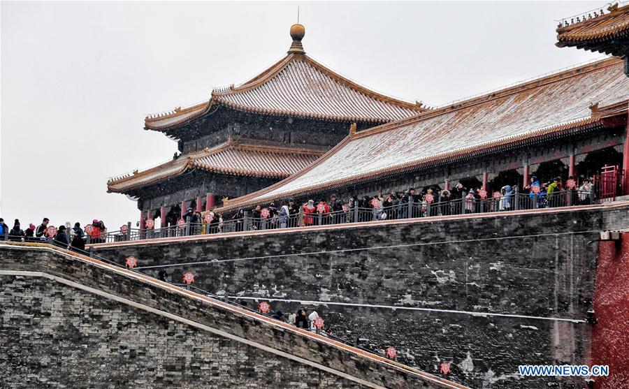 (InPalaceMuseum)CHINA-BEIJING-PALACE MUSEUM-SNOW (CN)