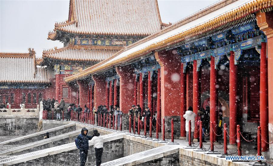 (InPalaceMuseum)CHINA-BEIJING-PALACE MUSEUM-SNOW (CN)