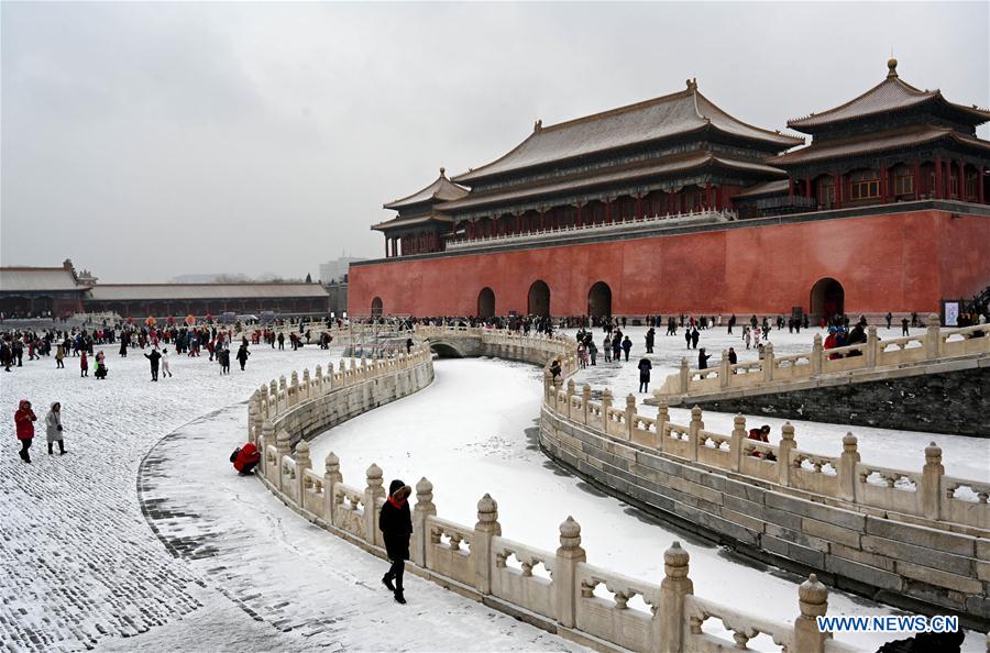 (InPalaceMuseum)CHINA-BEIJING-PALACE MUSEUM-SNOW (CN)