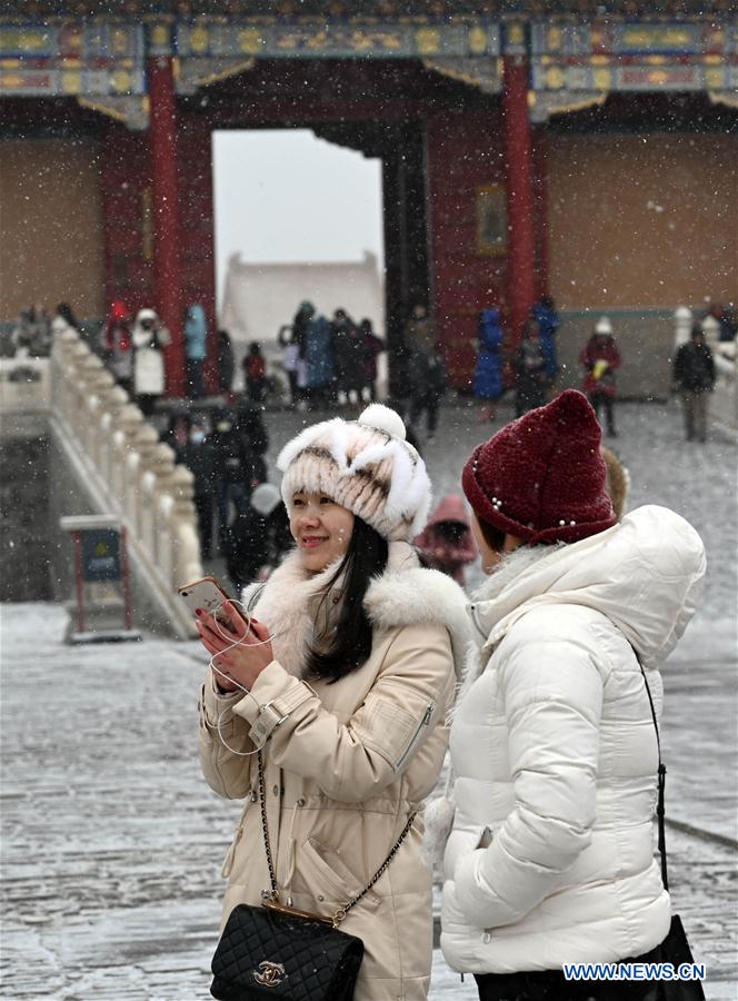 (InPalaceMuseum)CHINA-BEIJING-PALACE MUSEUM-SNOW (CN)