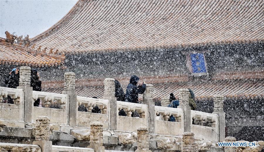 (InPalaceMuseum)CHINA-BEIJING-PALACE MUSEUM-SNOW (CN)