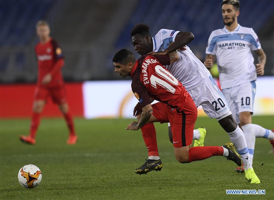 (SP)ITALY-ROME-SOCCER-UEFA EUROPA LEAGUE-LAZIO VS SEVILLA